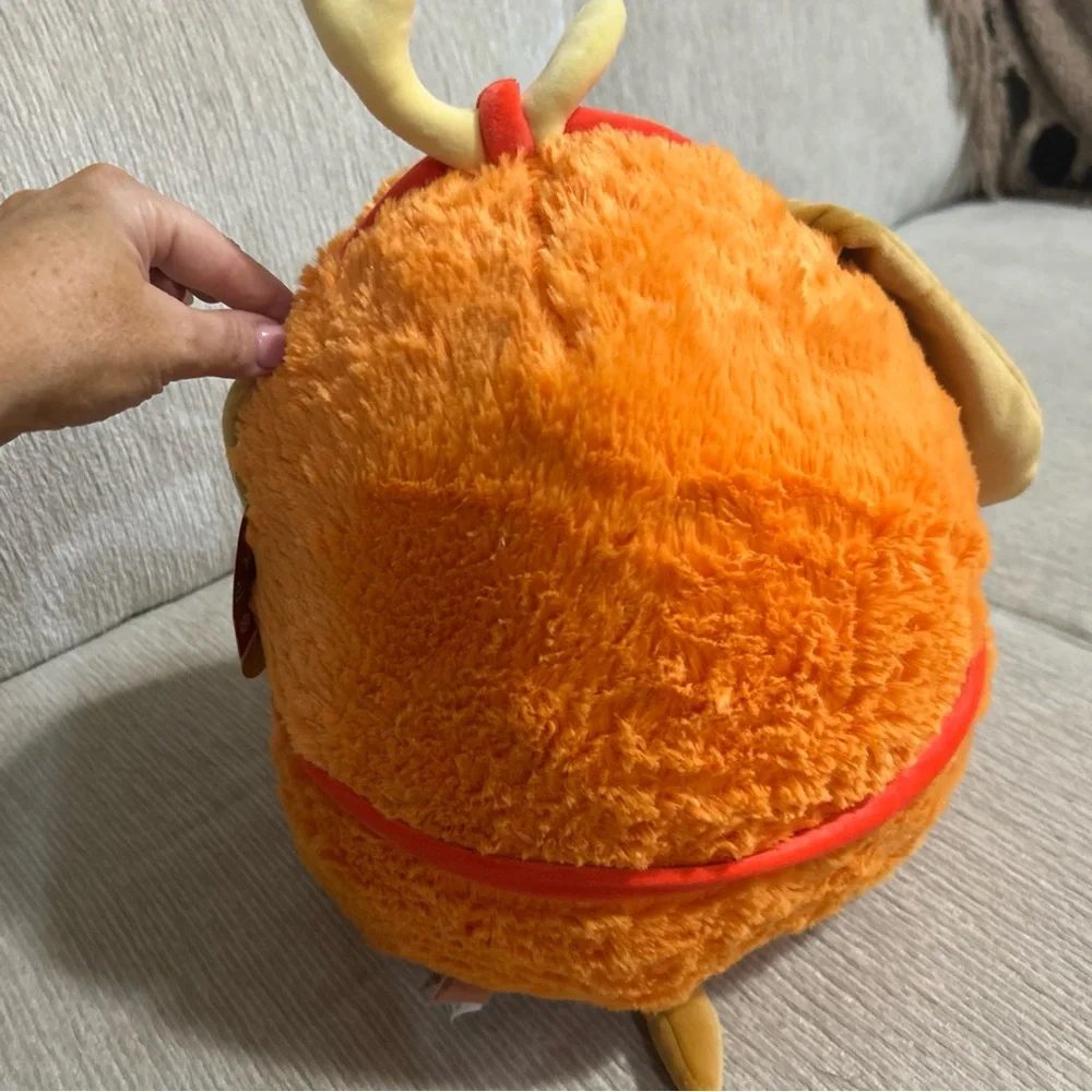 Dr. Seuss Festive Orange Plush Pillow